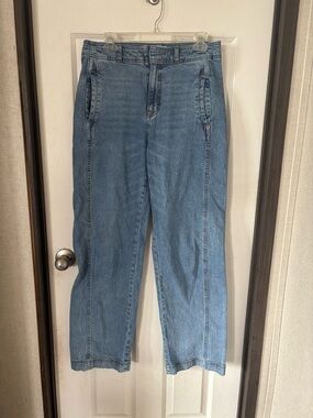 Habitual Light Blue High-Rise Straight Jeans